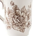 thumbnail image 3 of The Pioneer Woman Agatha 12-Ounce Stoneware Mugs, Brown, Set of 4, 3 of 5