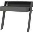 thumbnail image 3 of JV Home Cowork Collection Home Office Desk with Drawer Small Floating Office Table for Study, Work, Lapting, Writing, Workstation (Anthracite), 3 of 7