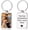 Tw - Rectangle - Silver, variant on Personalized Custom Keychain with Picture - Turnable Double Sided Colorful Photo Key chains Memorial Gifts for Family Lover
