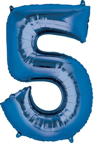 Anagram Bluey 5th Birthday Party Supplies Bingo Foil and Latex Balloon Bouquet Decorations 16pc