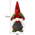 thumbnail image 2 of Christmas Decorations Gnomes Plush Santa, Handmade Swedish Gnome Tomte Christmas Decoration for Christmas Tree Ornament, Garden, Table, Outdoor & Indoor, 2 of 8