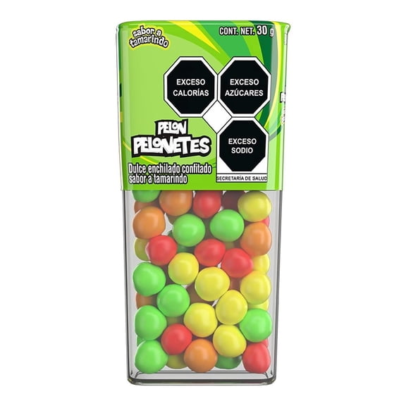 Dulce enchilado Pelón Pelo Rico Pelonetes sabor tamarindo 30 g