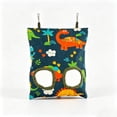thumbnail image 2 of huayou Hanging Hay Feeder Bag with Double Round Eating Holes, Canvas Grass Storage Pouch for Rabbits, Guinea Pigs & Small Rodents, Easy To Hang On Pet Cage For Daily Feeding Use, 2 of 7