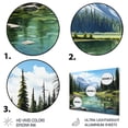thumbnail image 3 of Designart "Canada Banff Euphony I" Landscapes Metal Wall Art Prints, 3 of 5