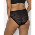 thumbnail image 2 of Curvy Couture No Show Lace High Cut Brief Panty, 2 of 5
