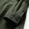 thumbnail image 2 of Men's Long Sleeve Fishing Shirts Cargo Lightweight Quick Dry Button Up Tactical Sun Shirts for Hiking Fall Lapel Collar Top M-4XL, 2 of 3