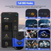 Autophix 3610 Bluetooth OBD2 Scanner Wireless OBDII Code Reader for VAG Automotive Diagnostic Scan Tool Full-function All Syetem Code Scanner for VW Volkswagen Audi Skoda Seat Throttle EPB ABS Reset