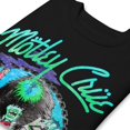 thumbnail image 2 of Motley Crue Turquoise Allister Jumbo Print Unisex Sweatshirt - Black - Small, 2 of 5