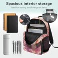 thumbnail image 4 of KUIFORTI Pink Cherry Blossom Panda Kids Backpack Lightweight Large Capacity School Bag with Multiple Organizer Pockets for Elementary Middle Kids Back to School Gifts for Students, 4 of 7