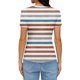 thumbnail image 4 of Xuyuer Women's Casual Unstructured Print Round Neck Short Sleeve Fitted Pencil Skirt Top, 4 of 6
