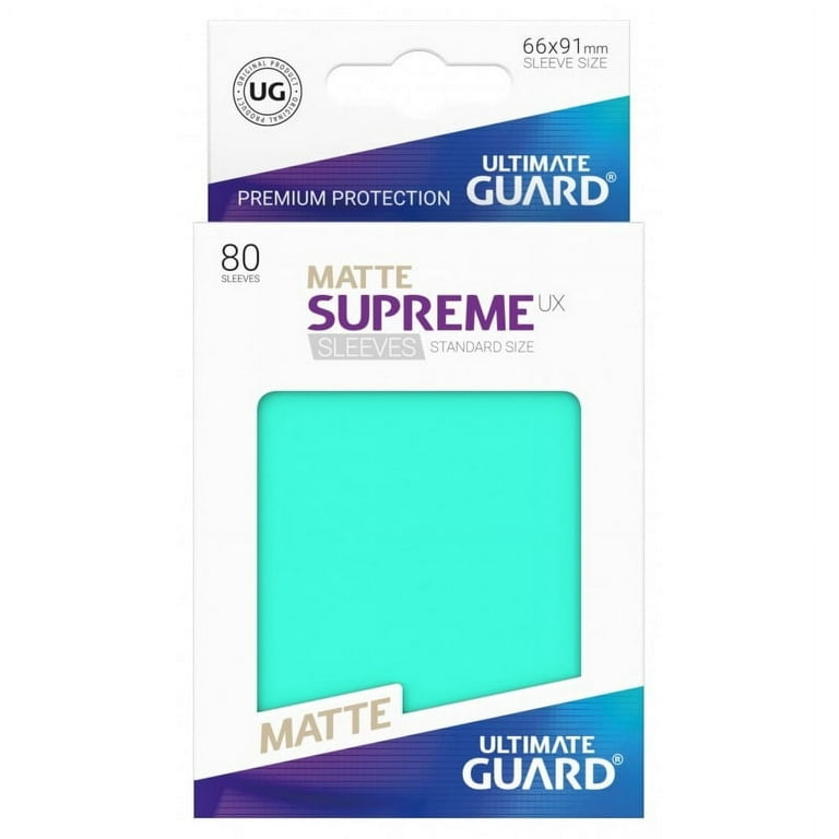 Supreme UX Sleeves Standard Size Matte - Turquoise (80) Supreme UX Sleeves Standard Size Matte - Turquoise (80)