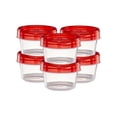 thumbnail image 1 of Recipientes desechables elegantes para almacenar alimentos, 120 ml, paquete de 20, 1 of 8