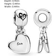 thumbnail image 4 of PANDORA Mother and Son Love Charm - 797777EN16, 4 of 7