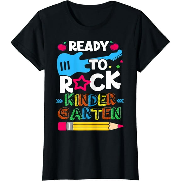 First Day Of Kindergarten Ready To Rock Kindergarten T-Shirt