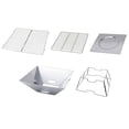 thumbnail image 3 of Bangcool BBQ Grill Stainless Steel Foldable Charcoal Grill Barbecue Grill Camping Grill, 3 of 10