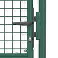 thumbnail image 6 of vidaXL Fence Gate Metal Fence Post Garden Gate for Outdoor Patio Steel Green, 6 of 11