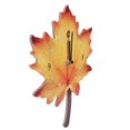 thumbnail image 3 of Maple Leaf Shape Wall Clock Living Room Dining Room Decoration Mute Wall Clock Natural Elements Wall Clock, 3 of 5