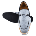 thumbnail image 2 of LIBERTYZENO Mens Classic Formal Slip On Loafers, Gray, 2 of 7