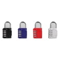 thumbnail image 1 of Combination Lock  4 Digit Combination Padlock for School Gym Sports Locker  Fence  Toolbox  Case  Hasp Cabinet Storage (4 Pack), 1 of 6