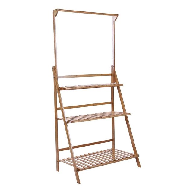 Fyearfly Storage Rack?Multifunctional Multi?layered Bamboo Storage Rack Potted Plant Household Office