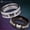 Black, variant on Spartan Helmet Tungsten Carbide Ring