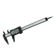 thumbnail image 3 of Calibrador digital electrónico Vernier, unidad métrica imperial, herramienta de medición de conversión de 0 a 150 mm, color negro, 3 of 15