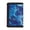 Blue Flame Wolf Art, variant on POLERO Green Camouflage Design Kids Trifold Wallet for Travel, Polyester Children's Wallet with Slim Thin Trifold Card Wallet