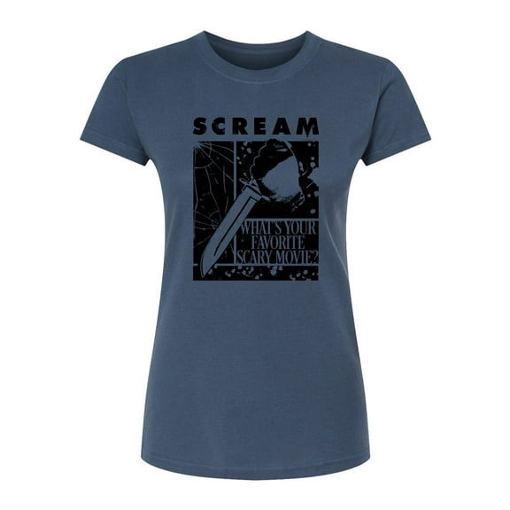 Scream - Knife - Juniors Fitted Graphic T-Shirt