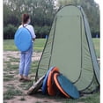 thumbnail image 2 of Tienda de privacidad al aire libre DYNWAVEMX impermeable y resistente ligera para mochileros adecuada para acampar al vestuario verde, 2 of 6