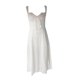 thumbnail image 4 of Lucakuins Vestido largo de una línea para mujer Vestido de fiesta floral de encaje con dobladillo dividido de verano blanco Lucakuins moda, 4 of 7