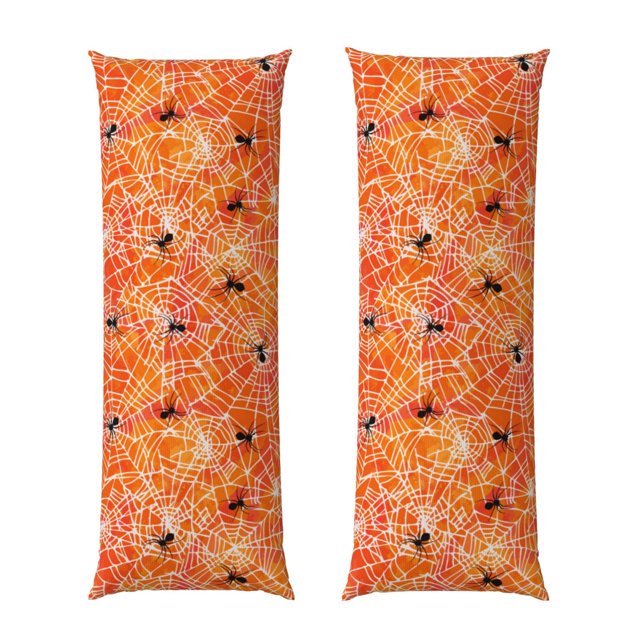 Fotbe Spider Pillow Cover - Super Soft Microfiber 20x54 Body Pillow Case - Envelope Closure, Wrinkle, Stain Resistant Body Pillow Cover,Elegant Bedding