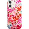 thumbnail image 1 of wonima11 Qokey Compatible for iPhone 11 Case 6.1 inch,Cute Flower Design for Women Shell Pattern Sparkle Crystal Translucent Soft Fit TPU Phone Cover, Clear Pink Floral, 1 of 1