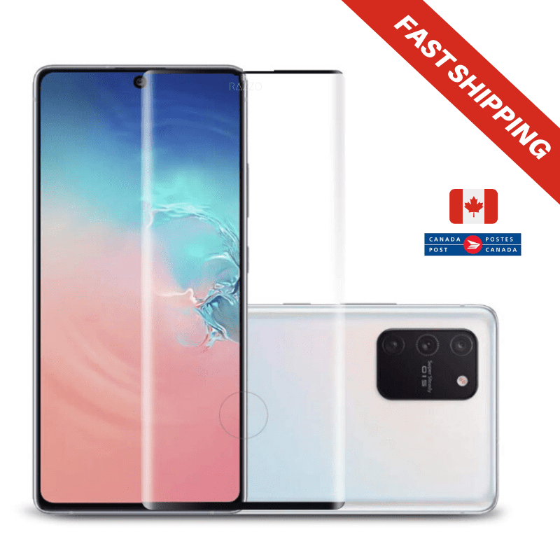 RAZZO Samsung Galaxy S20 Screen Protector Tempered Glass Full Adhesive Anti-Scratch Screen Protector