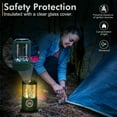thumbnail image 7 of Candle Lantern, Camping Gear for Campers and Emergency Use, Without Candles, Green, 8 Inches, 7 of 7