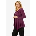 thumbnail image 3 of Woman Within Plus Size Layered Look Long Top With Sequined Inset, 3 of 4
