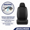 thumbnail image 3 of Skechers Car Seat Covers , Air-Cool Design Memory Foam Seat Covers, Piping Leather Mesh Car Seat Cover,Airbag Compatible,Automotive Comfort Universal FitMost Cars,Vans,Truck,SUV,Gray Front Set, 3 of 8