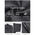 thumbnail image 6 of RICHCOIN Men's Linen Shirts Short Sleeve Casual Shirts Button Down Shirt for Men Summer Beach Shirt, 6 of 7