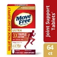 thumbnail image 2 of (2 pack) Move Free Ultra Triple Action, Joint Health Supplement with Type II Collagen, Boron and HA, 64 Tablets, 2 of 12