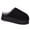 Black, variant on Thick-Soled Fuzzy Slippers for Women & Men - Cozy Platform House Shoes with Anti-Slip Sole, Warm Plush Lined Indoor Outdoor Short Ankle Slippers
