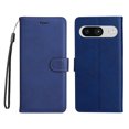 thumbnail image 2 of Nalacover Wallet Case for Google Pixel 8, Card Slots Holder Magnetic Clasp Premium Luxury PU Leather Flip Folio Cover with Kickstand Wrist Strap Soft Silicone Shockproof Case,Blue, 2 of 8