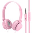 thumbnail image 1 of Wired Over-Ear Stereo Headset with Mic, Gaming, Music, FM, Pink, 1 of 4