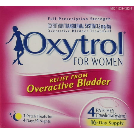 ( 4 Patches = 16-Day Supply), The first over-the-counter treatment for overactive bladder By Oxytrol for (Best Over The Counter Treatment For Teenage Acne)