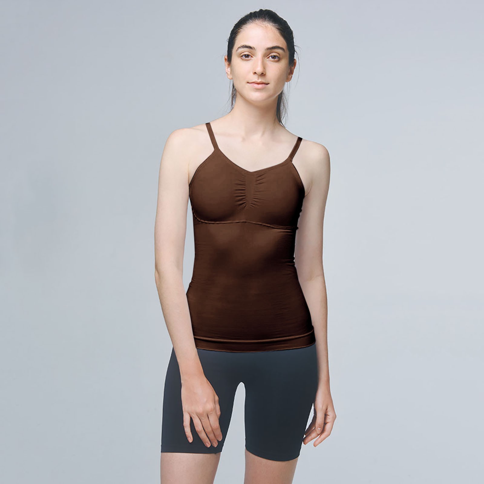 Women's Padded Camisole Shapewear – Waist Trainer Tank Top, Firm Control