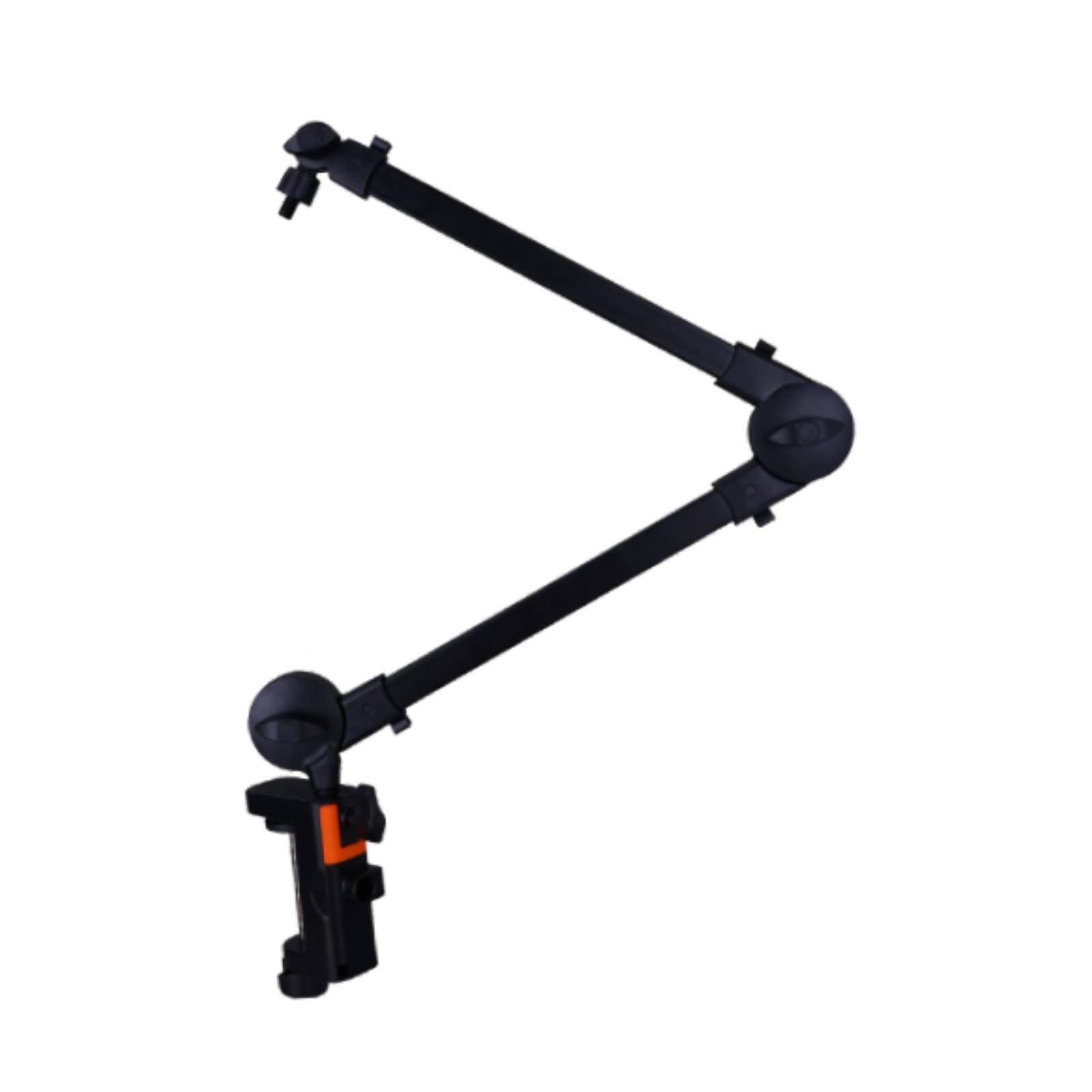 MERIGLARE Microphone Arm Mic Holder Easily Install Professional Heavy Duty Adjustable for Studio Video Gaming Podcasting Accessory without clip