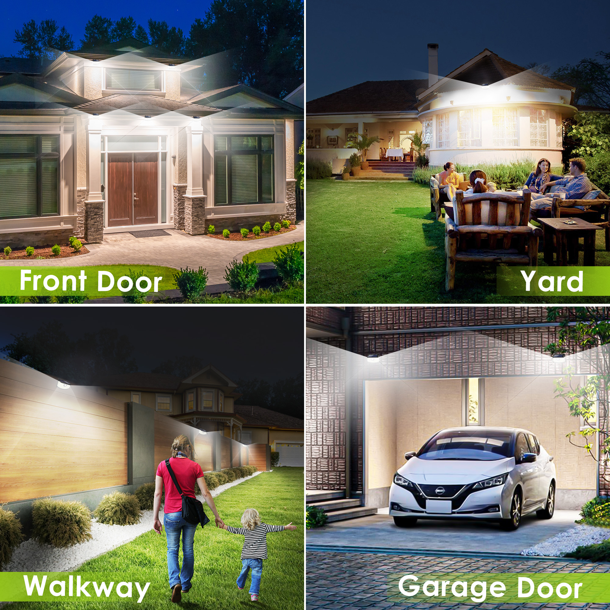 Tolsprint 120-LED Solar Motion Sensor Outdoor Light, 4-Pack photo 7