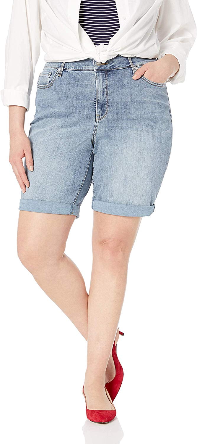 nydj denim shorts