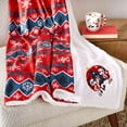 thumbnail image 4 of Disney Mickey Minnie Holiday Sweater Pattern Christmas Fleece Throw Blanket New, 4 of 4