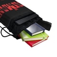 thumbnail image 4 of The Batman Logo Drawstring Backpack Sports Bag Sackpack 17" x 13", Perfect for Gym, Yoga or Practice, 4 of 5
