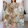 thumbnail image 5 of Sexy #4 Florence Pugh Blanket Super Soft Throw Blanket Silky Flannel Lightweight for Sofa, Bed Blanket All Season Use 30""*40""（76 * 100cm）, Style-1, 5 of 6