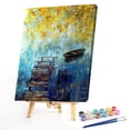 thumbnail image 3 of Cuadros Decorativos Riverside Boat Cuadro sin marco Pintura al óleo por números Kit de cuadros pintados a mano Ehuebsd Nuevos Originales, 3 of 9